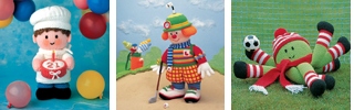 Little Gift Dolls, Golfing Clown, Toy Collection