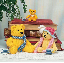 A trio of teddy bears